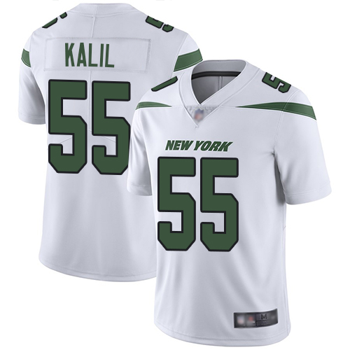 New York Jets Limited White Men Ryan Kalil Road Jersey NFL Football #55 Vapor Untouchable
